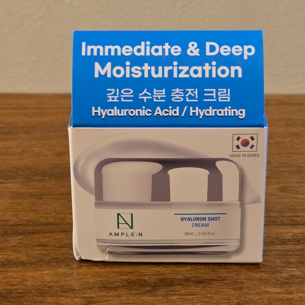 AMPLE:N Hyaluron Shot Cream 60ml 2.02oz Korean Hydrating Moisturizer New